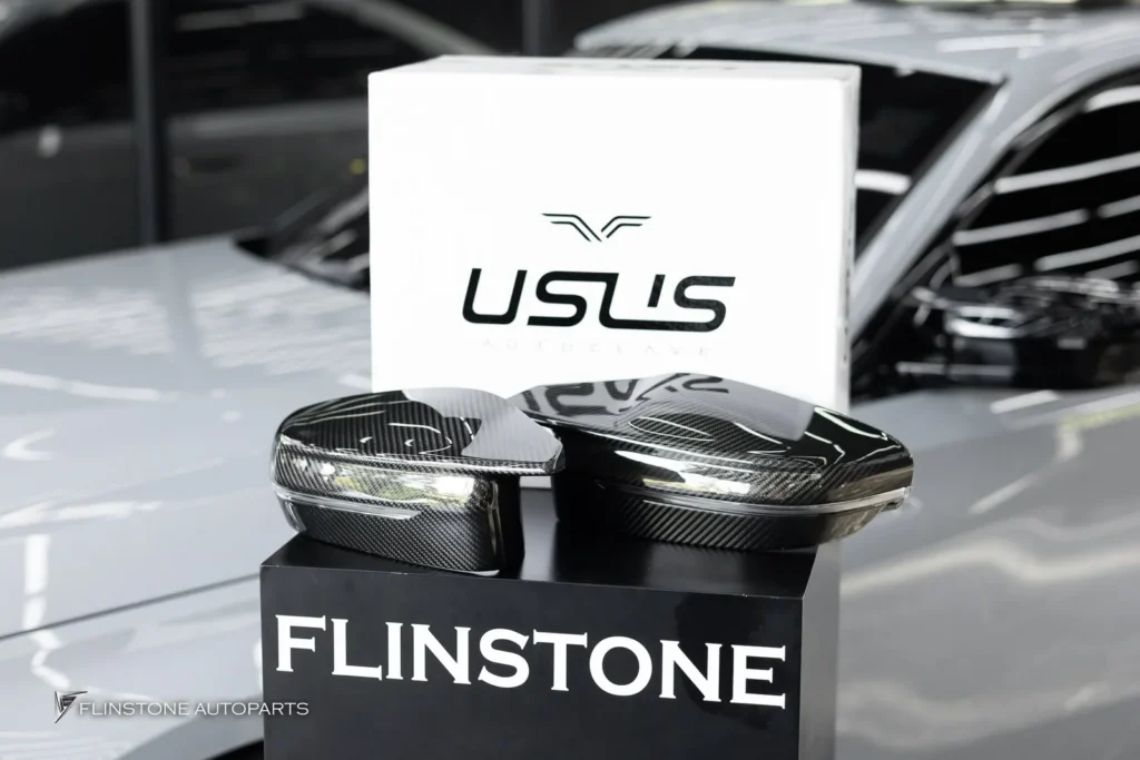 กระจกมองข้างคาร์บอนจาก USUS Autoclave BMW G42 Series 2 เลื่อนชมร