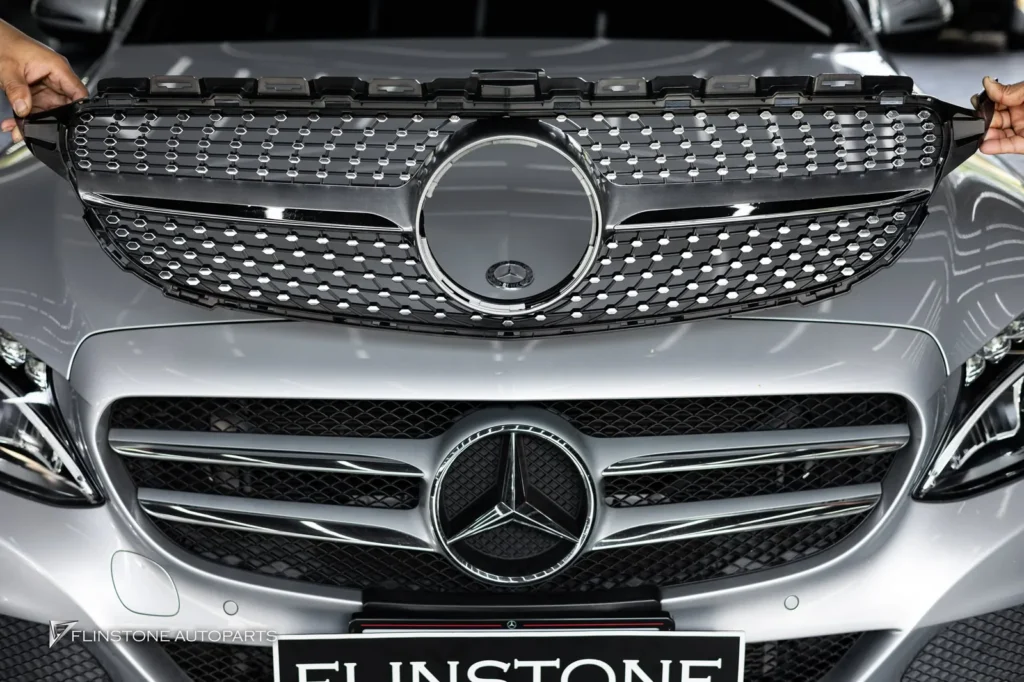Mercedes-Benz W205-C205 C-Class Diamond Front Grille