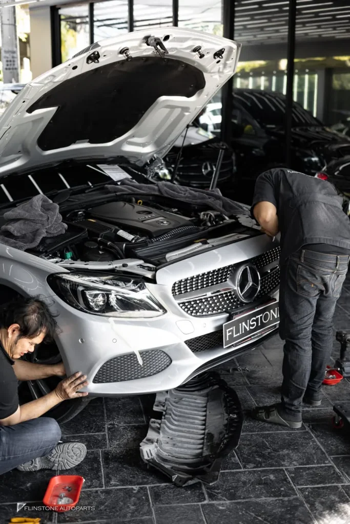 Mercedes-Benz W205-C205 C-Class Diamond Front Grille