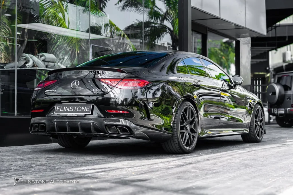 Mercedes-Benz C257 CLS-Class 2024 AMG GT63 Style Carbon Fiber Rear Diffuser + AMG GT63 Black