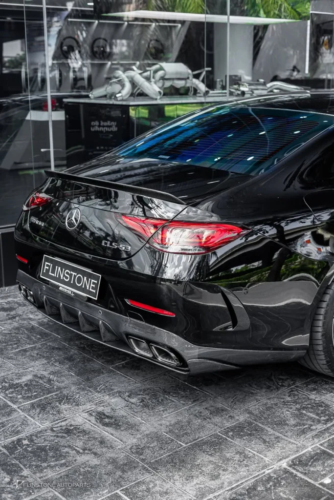 Mercedes-Benz C257 CLS-Class 2024 AMG GT63 Style Carbon Fiber Rear Diffuser + AMG GT63 Black