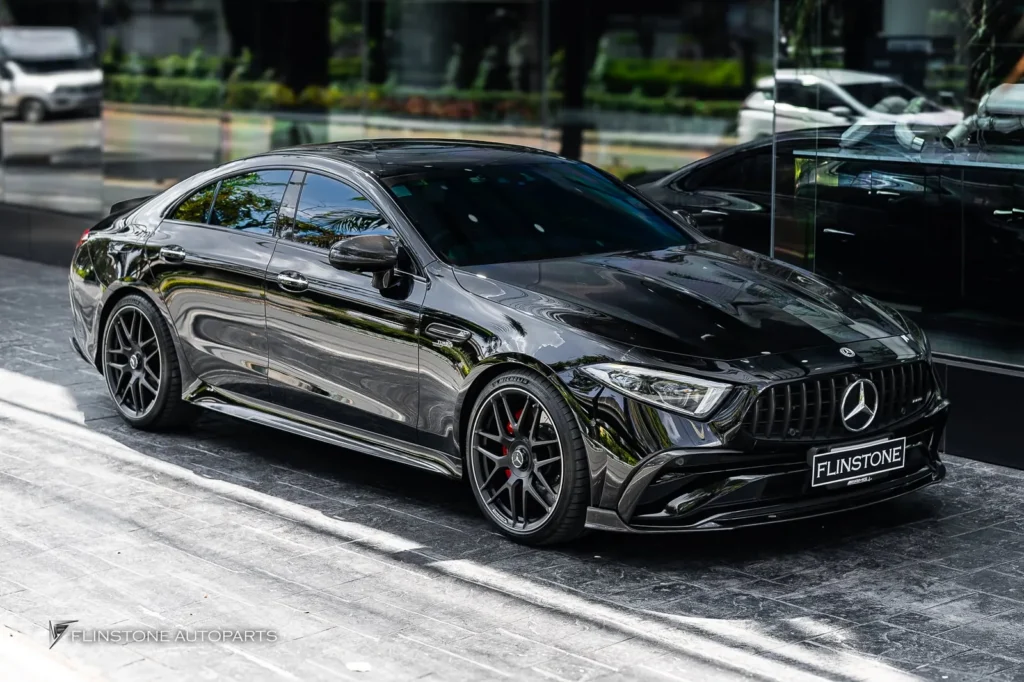 Mercedes-Benz C257 CLS-Class 2024 AMG GT63 Style Carbon Fiber Rear Diffuser + AMG GT63 Black