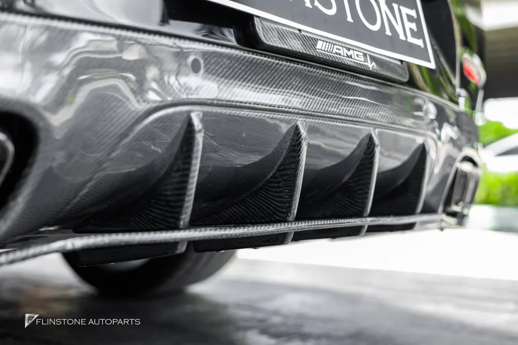 Mercedes-Benz C257 CLS-Class 2024 AMG GT63 Style Carbon Fiber Rear Diffuser + AMG GT63 Black