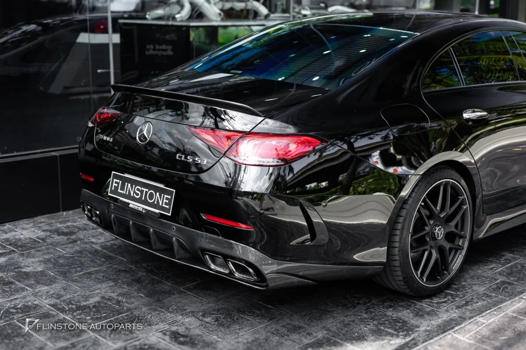Mercedes-Benz C257 CLS-Class 2024 AMG GT63 Style Carbon Fiber Rear Diffuser + AMG GT63 Black
