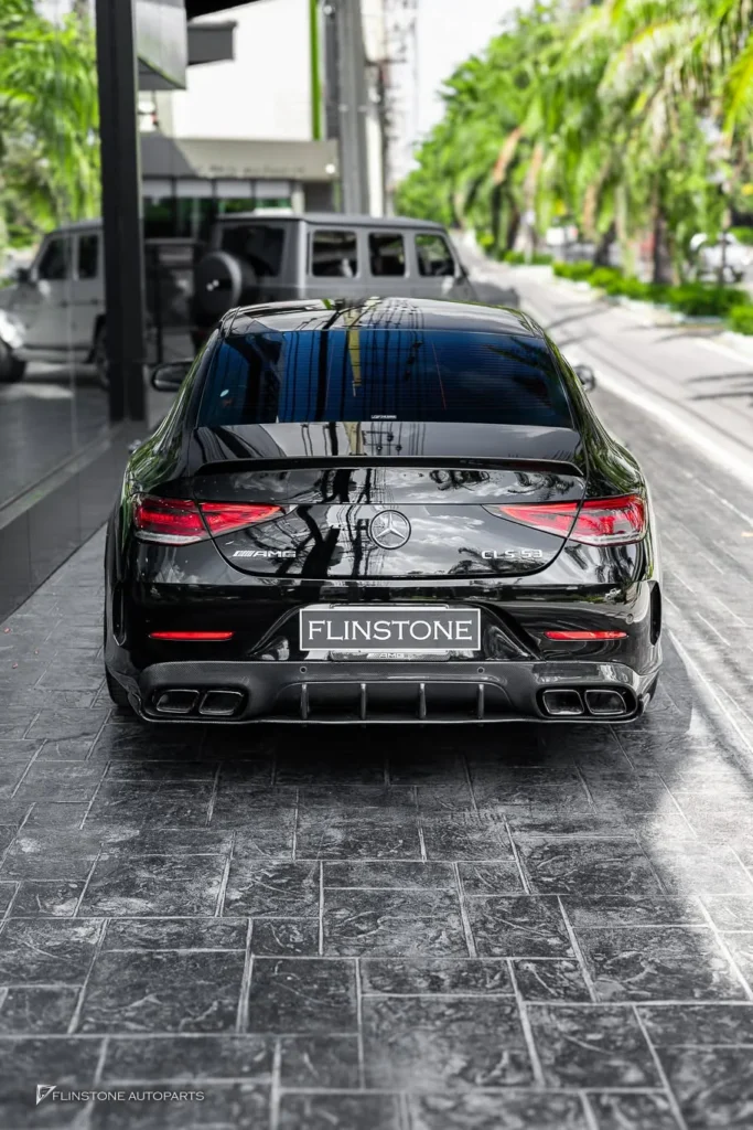 Mercedes-Benz C257 CLS-Class 2024 AMG GT63 Style Carbon Fiber Rear Diffuser + AMG GT63 Black
