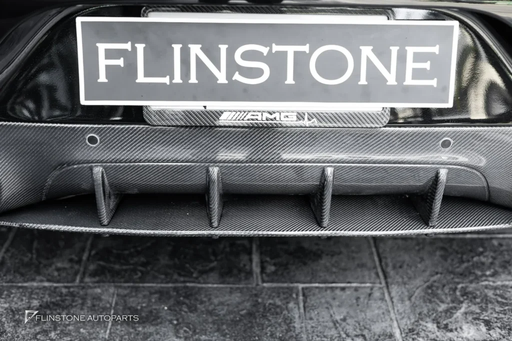 Mercedes-Benz C257 CLS-Class 2024 AMG GT63 Style Carbon Fiber Rear Diffuser + AMG GT63 Black