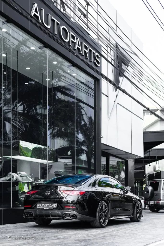 Mercedes-Benz C257 CLS-Class 2024 AMG GT63 Style Carbon Fiber Rear Diffuser + AMG GT63 Black