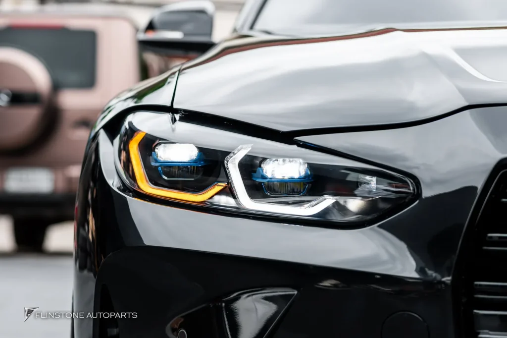BMW F30改款升级G80 M3前大灯款式Laser Style +碳纤维方向盘NEW BMW Design