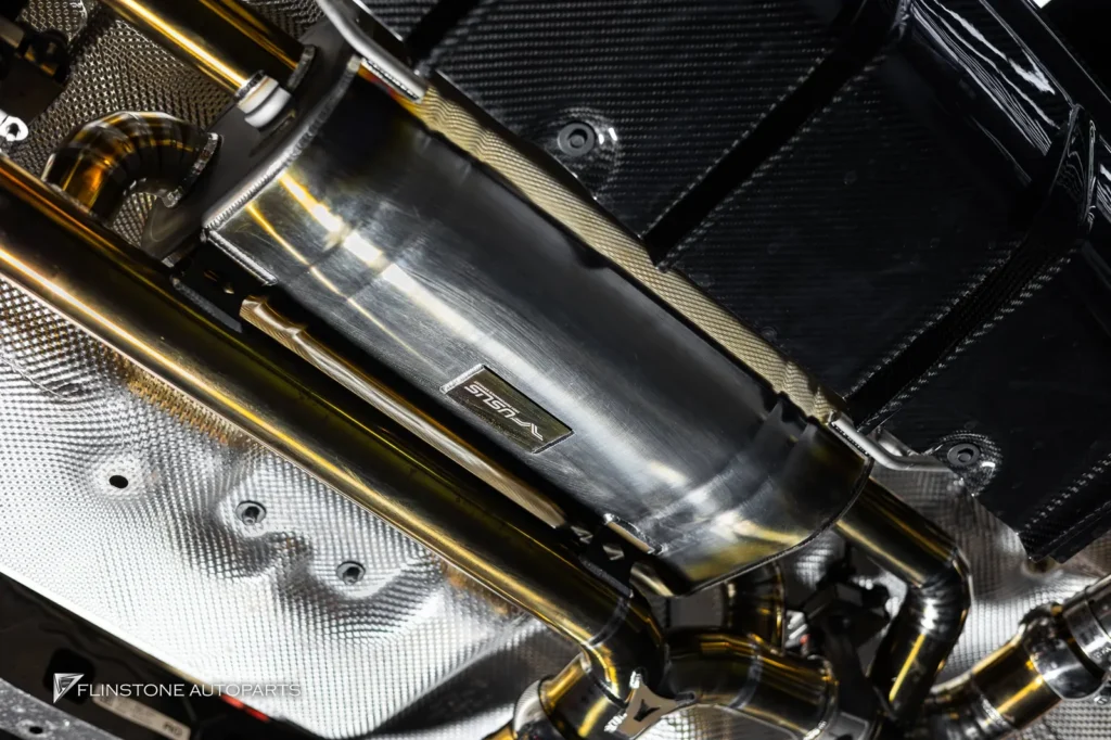 BMW G22 ติดตั้งชุดท่อ USUS Titanium Exhaust เลือกเป็นสีทอง มาพร้