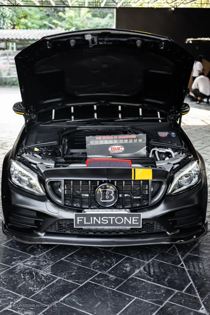 W205 C205 C-Class 2024排气套件Titanium USUS Exhaust搭配滤芯BMW Italy适用于Mercedes