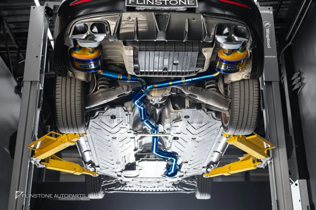 W205 C205 C-Class 2024排气套件Titanium USUS Exhaust搭配滤芯BMW Italy适用于Mercedes