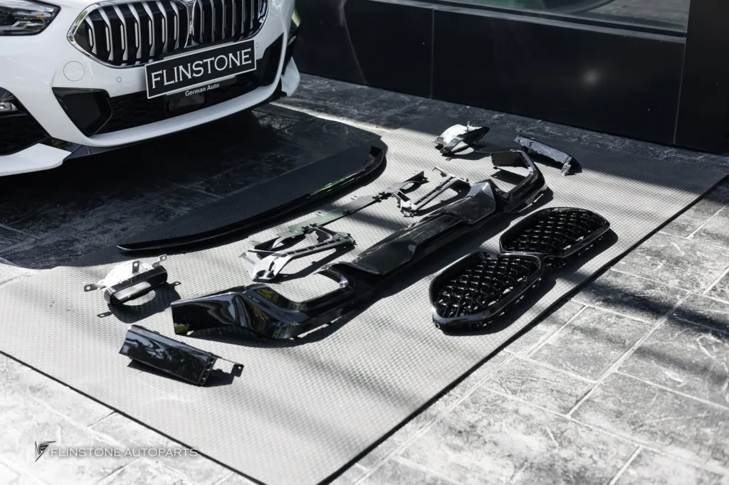 BMW F44 Grand Coupe M240i Rear Diffuser + M240i Black Tailpipe