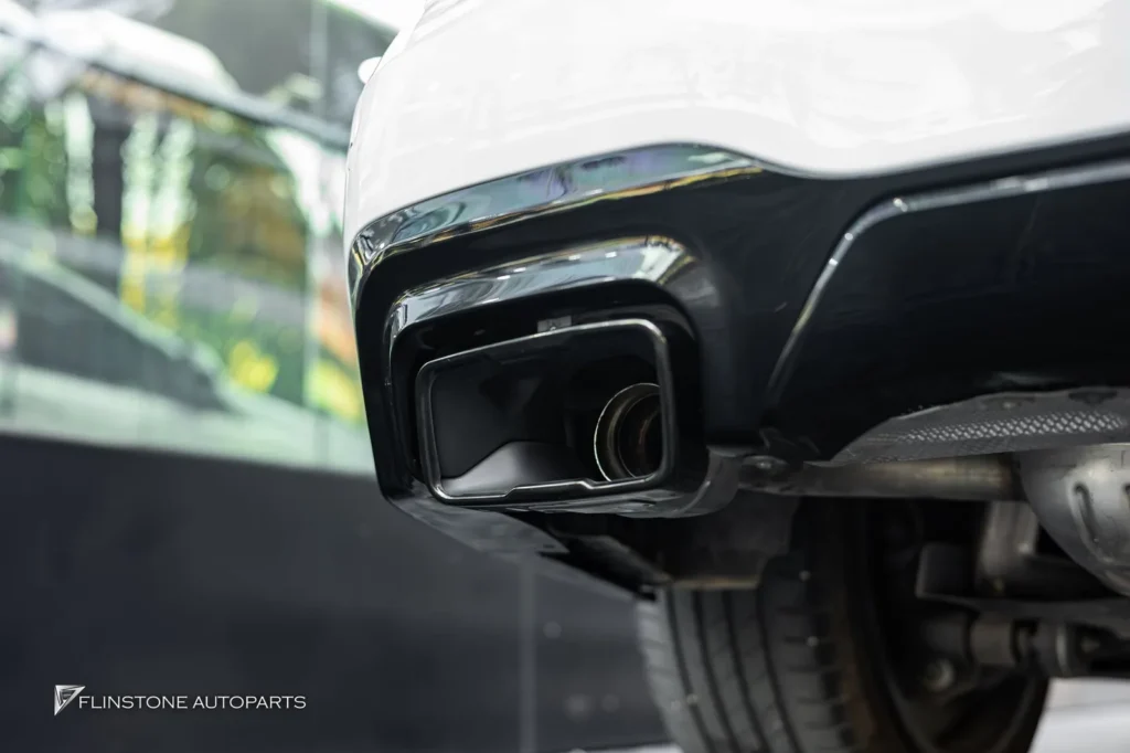 BMW F44 Grand Coupe M240i Rear Diffuser + M240i Black Tailpipe