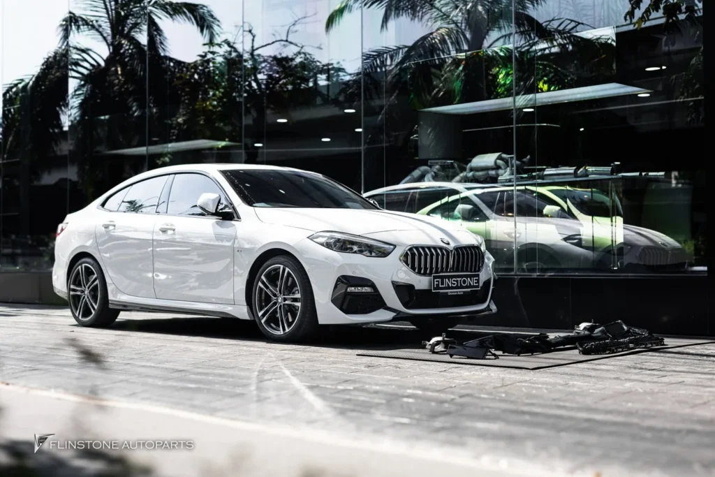 BMW F44 Grand Coupe M240i Rear Diffuser + M240i Black Tailpipe