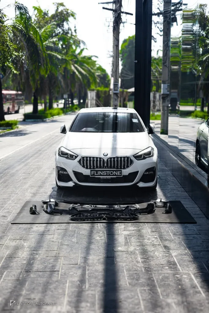 BMW F44 Grand Coupe M240i Rear Diffuser + M240i Black Tailpipe