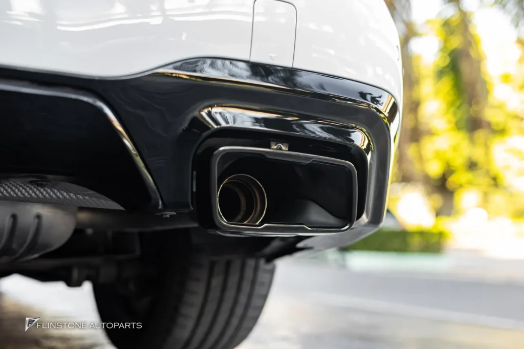 BMW F44 Grand Coupe M240i Rear Diffuser + M240i Black Tailpipe