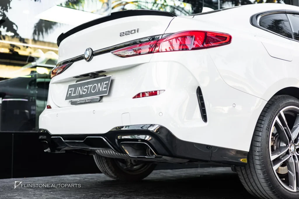 BMW F44 Grand Coupe M240i Rear Diffuser + M240i Black Tailpipe