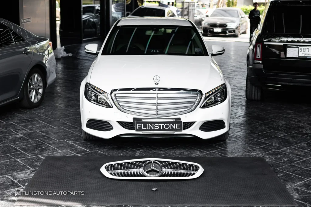 Mercedes-Benz W205 C205 C-Class 2024 Diamond Front Grille