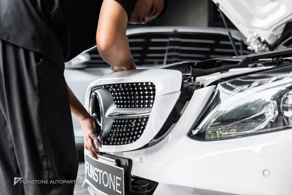 Mercedes-Benz W205 C205 C-Class 2024 Diamond Front Grille