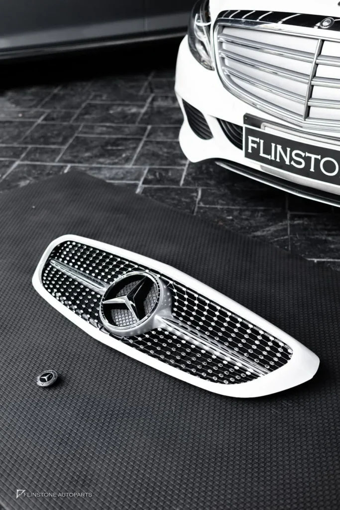 Mercedes-Benz W205 C205 C-Class 2024 Diamond Front Grille