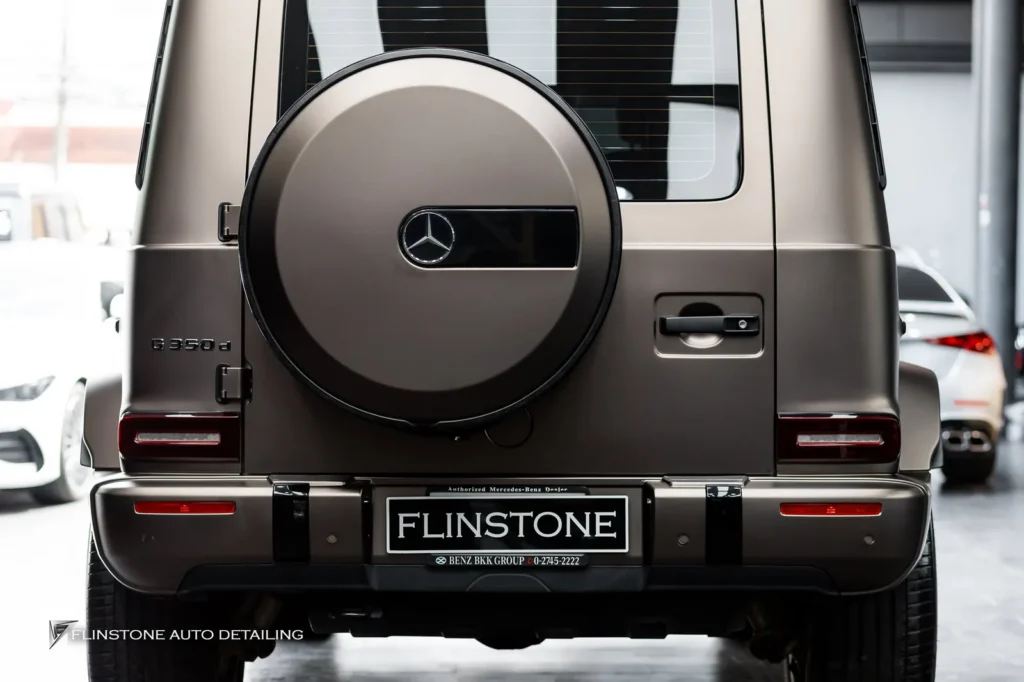 Mercedes-Benz W464 G-Class เปลี่ยนสีภายนอก G-Class ด้วยสี Heavy Metal Brown Ash มาเปลี่ยนสี