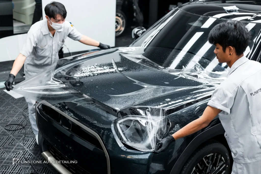 MINI Cooper NEW MINI ACEMAN S ติดฟิล์มใสกันรอยทั้งภายนอกและภายใน DRESDENPROT