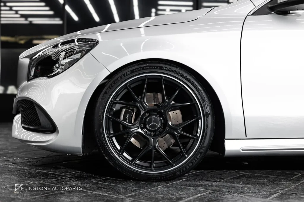 Mercedes-Benz CLA-Class ติดตั้งชุดล้อฟอจสั่งตัดลาย AMG GT63 พร้อมเปลี่ยนโช๊คจา
