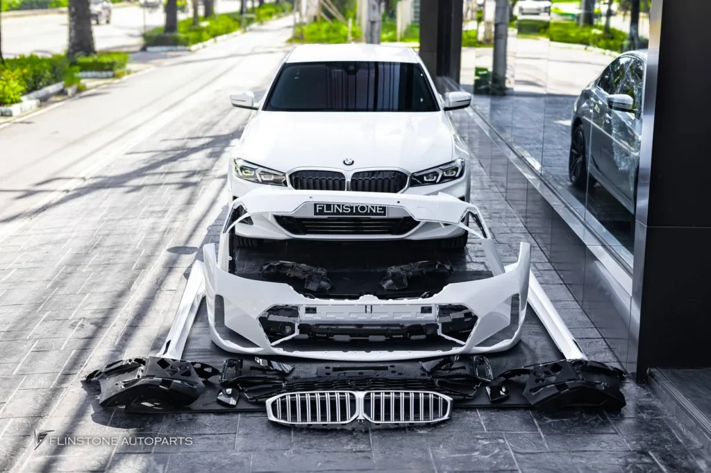 BMW G20 – G80 Series 3 กันชนหน้า+กระจังหน้า + สเกิร์ตข้าง