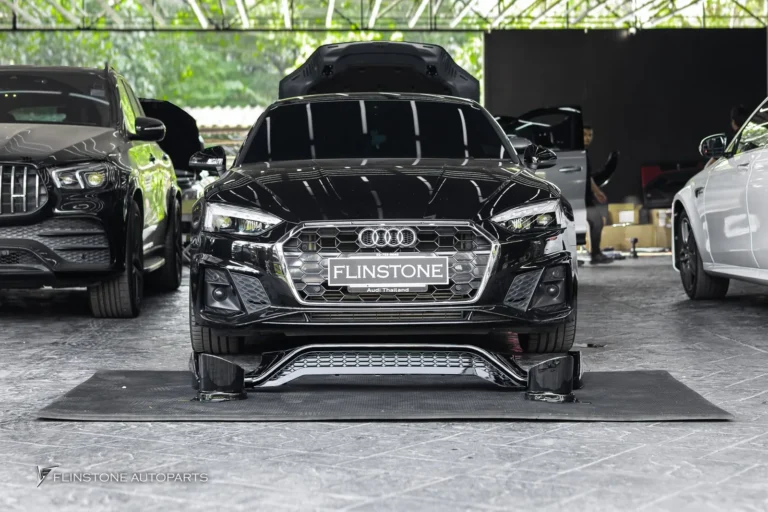 AUDI A5 ติดตั้งดิฟฟิวเซอร์พร้อมปลายท่อทรง RS5 แบบไม่เปลี่ยนกันชน
