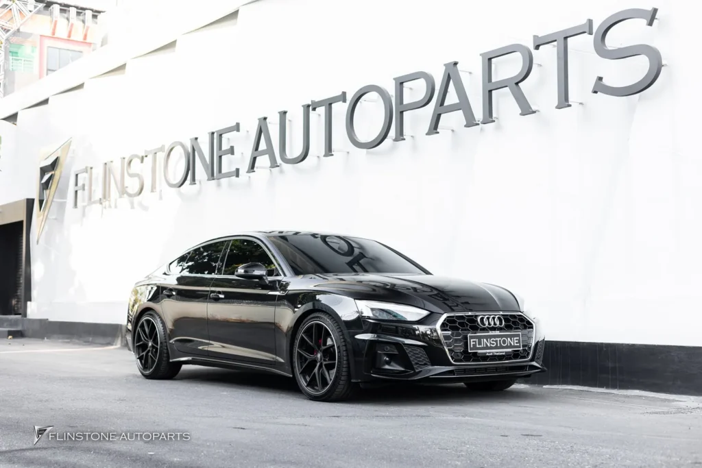 AUDI A5 ติดตั้งดิฟฟิวเซอร์พร้อมปลายท่อทรง RS5 แบบไม่เปลี่ยนกันชน