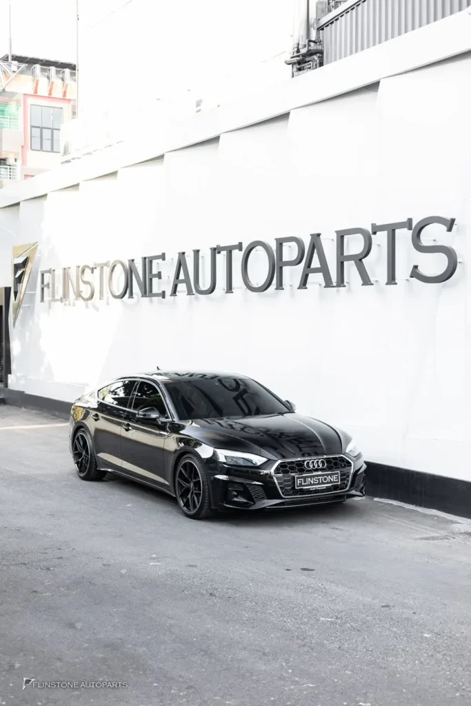 AUDI A5 ติดตั้งดิฟฟิวเซอร์พร้อมปลายท่อทรง RS5 แบบไม่เปลี่ยนกันชน