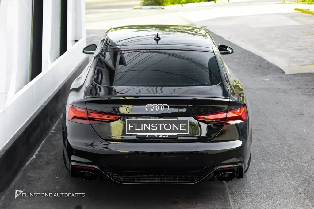 AUDI A5 ติดตั้งดิฟฟิวเซอร์พร้อมปลายท่อทรง RS5 แบบไม่เปลี่ยนกันชน