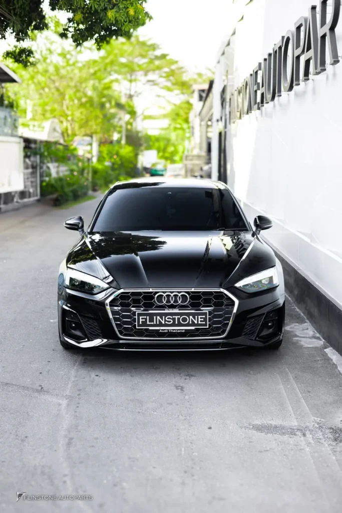 AUDI A5 ติดตั้งดิฟฟิวเซอร์พร้อมปลายท่อทรง RS5 แบบไม่เปลี่ยนกันชน