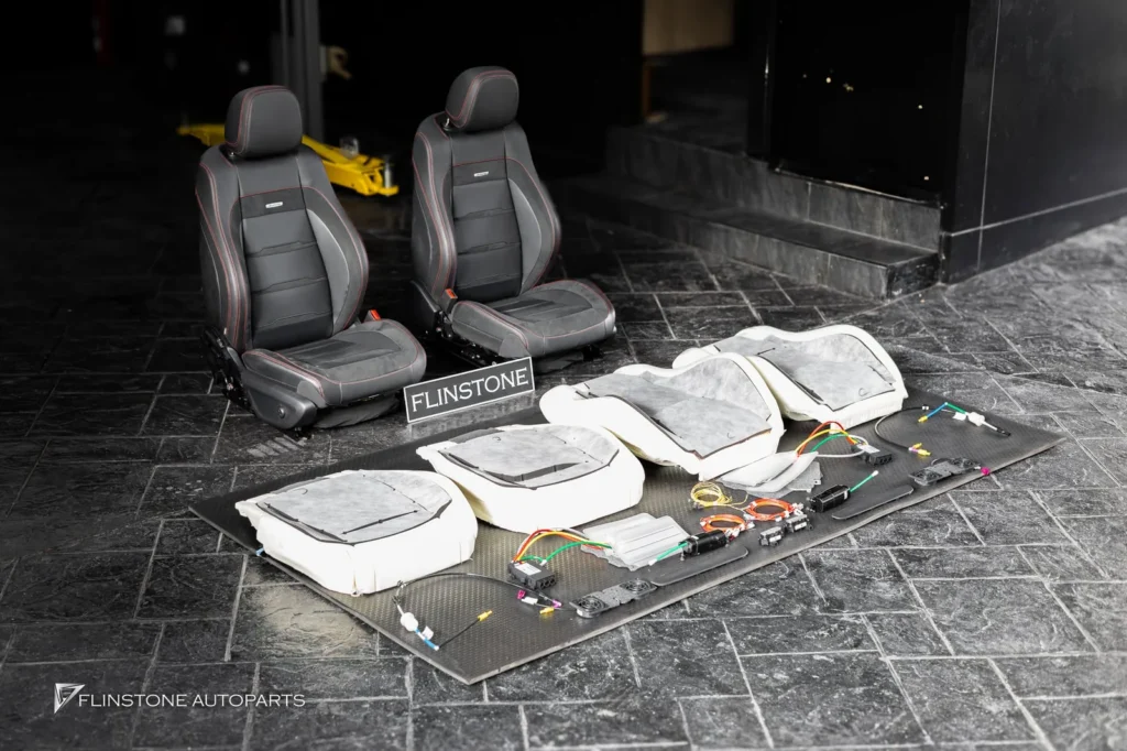 Mercedes-Benz W167 GLE-Class GLE53 AMG รหัส W167 ติดตั้งออฟชั่นเสริมเบาะนวดและระบบพัดลมที่หลั