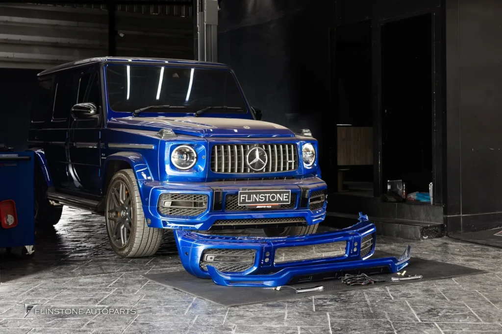 Mercedes-Benz W464 G-Class เตรียมติดตั้งชุดกันชนหน้า G63 AMG ใหม่