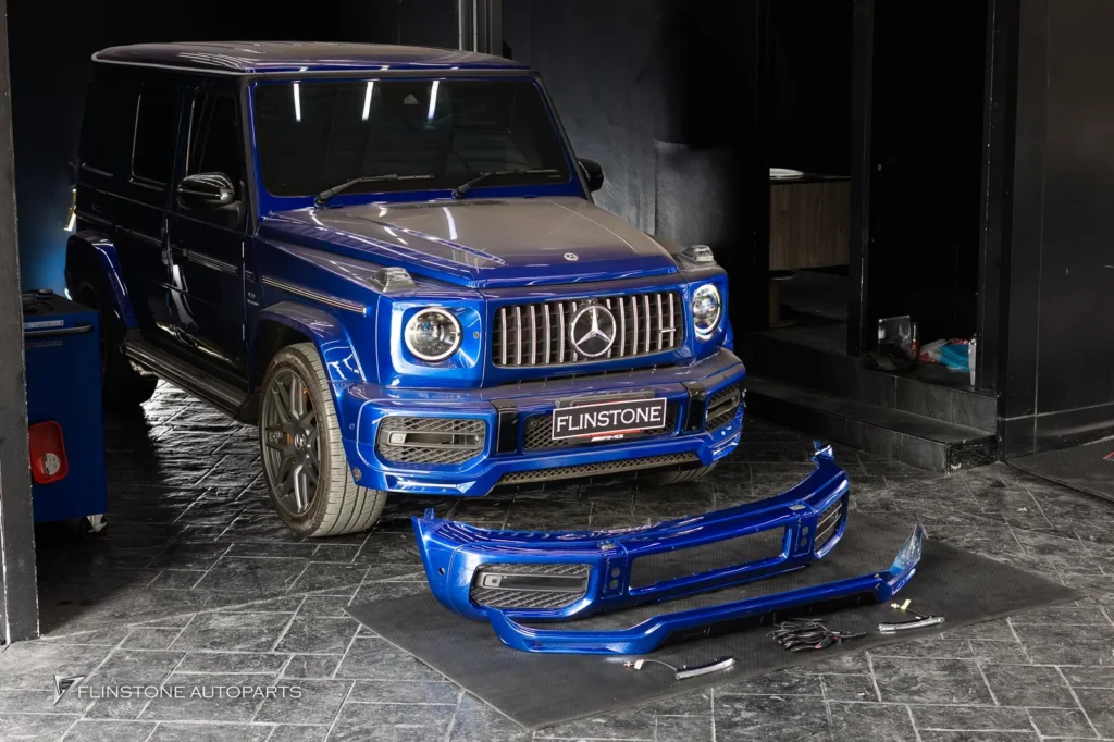 Mercedes-Benz W464 G-Class เตรียมติดตั้งชุดกันชนหน้า G63 AMG ใหม่