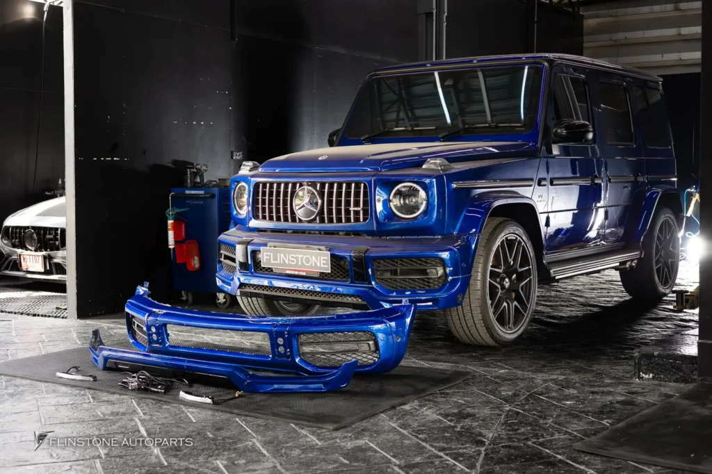 Mercedes-Benz W464 G-Class เตรียมติดตั้งชุดกันชนหน้า G63 AMG ใหม่