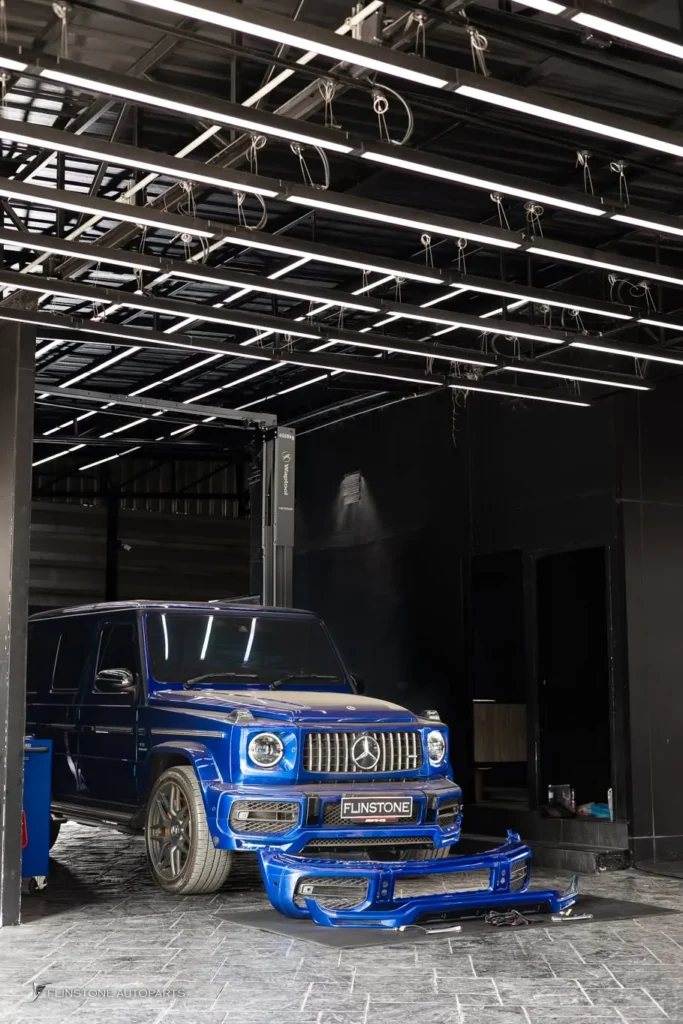 Mercedes-Benz W464 G-Class เตรียมติดตั้งชุดกันชนหน้า G63 AMG ใหม่