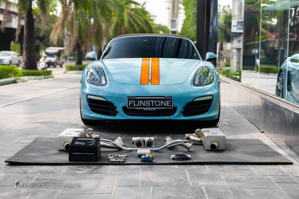 PORSCHE 981 Boxster ติดตั้งชุดท่อจาก IPE Exhaust