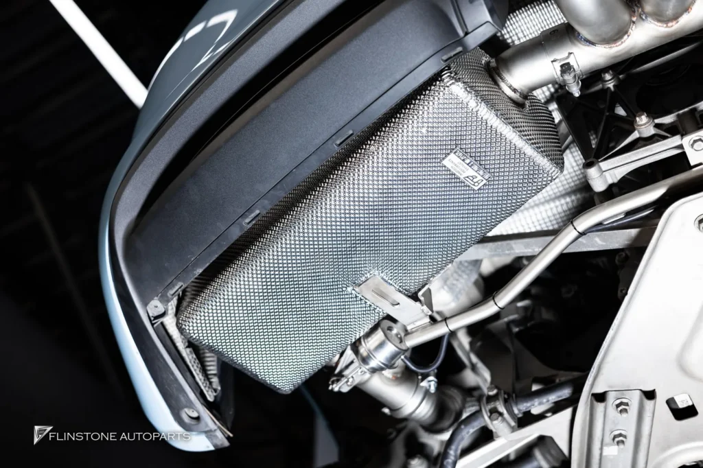 PORSCHE 981 Boxster安装排气系统来自IPE Exhaust