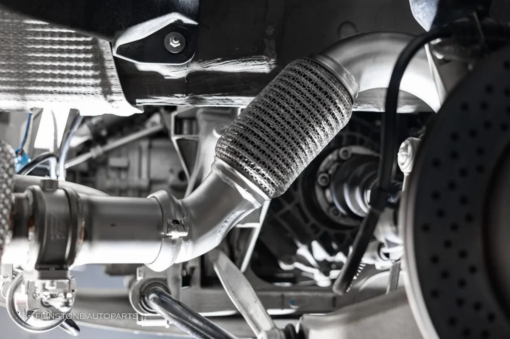 PORSCHE 981 Boxster安装排气系统来自IPE Exhaust