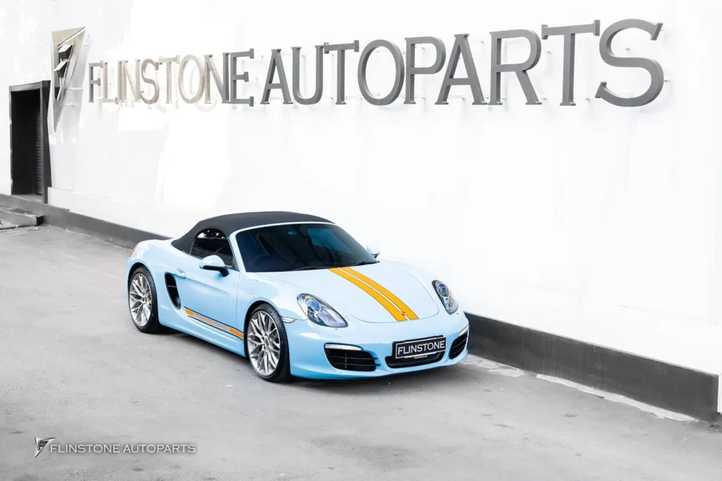 PORSCHE 981 Boxster安装排气系统来自IPE Exhaust