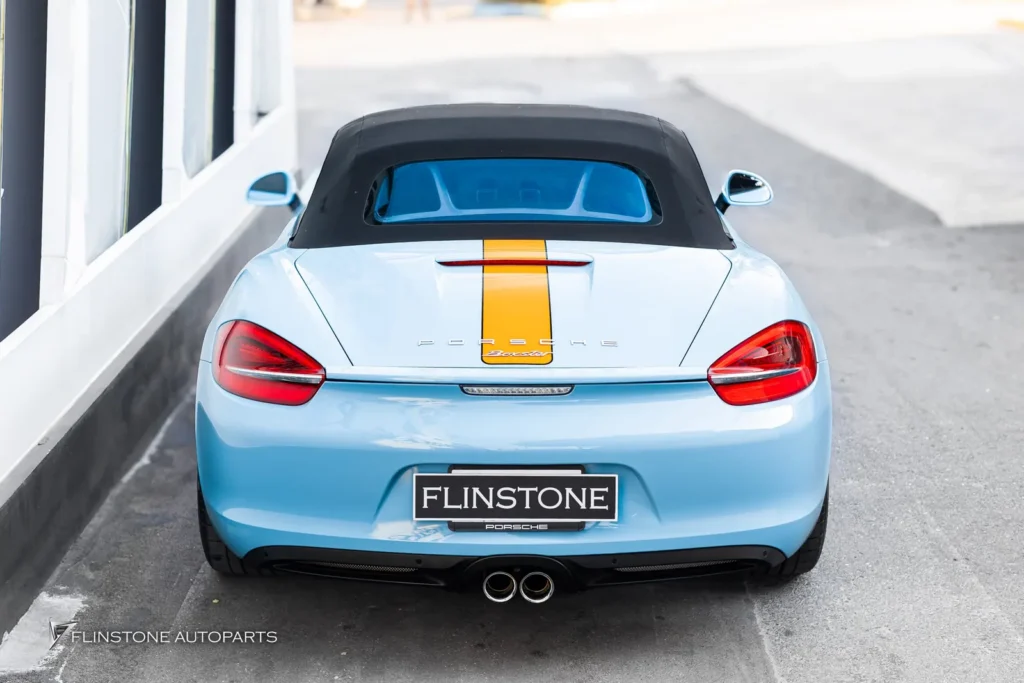 PORSCHE 981 Boxster安装排气系统来自IPE Exhaust