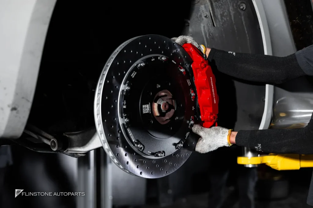 PORSCHE 718 Brake Kit installation Custom GT4 Front 6 pot Rear 4 pot with