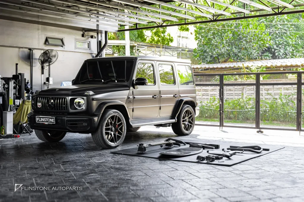 Mercedes-Benz W465 G-Class 2025+ ชุดหน้า Bullbar และ Surfboard สำหรับ G63 AMG