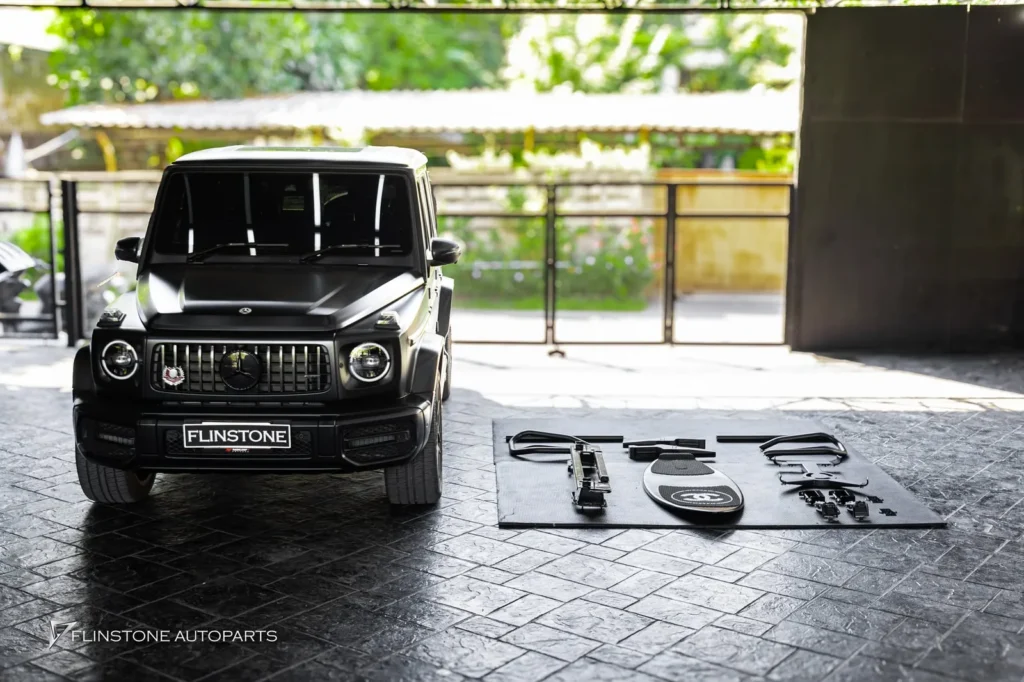 Mercedes-Benz W465 G-Class 2025+ ชุดหน้า Bullbar และ Surfboard สำหรับ G63 AMG