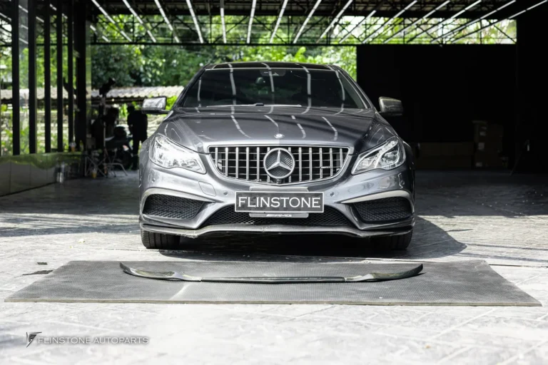 Mercedes-Benz W207 E-Class Coupe Carbon Fiber Front Lip Cover