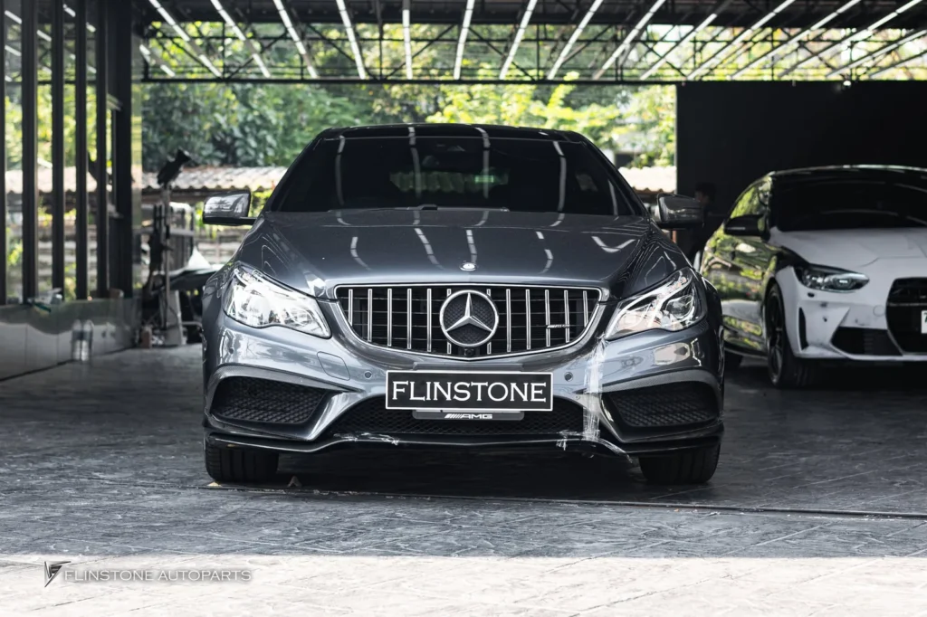 Mercedes-Benz W207 E-Class Coupe Carbon Fiber Front Lip Cover
