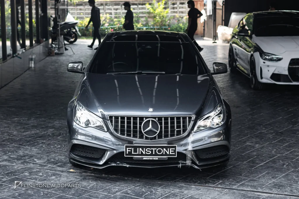 Mercedes-Benz W207 E-Class Coupe Carbon Fiber Front Lip Cover