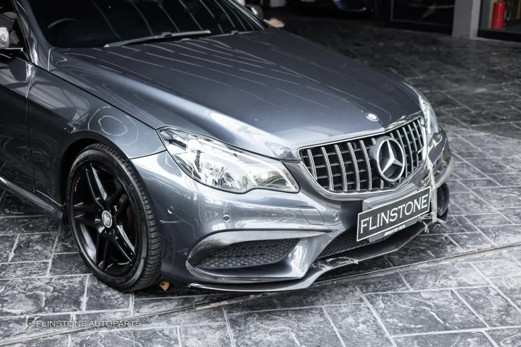Mercedes-Benz W207 E-Class Coupe Carbon Fiber Front Lip Cover